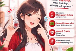 Sekali Oles, Sensasi Peppermint-nya Bikin Aktivitas Lebih Nyaman.