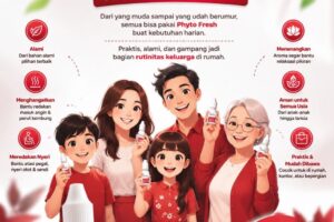 Sediakan Phyto Fresh di kotak obat rumahmu.
