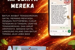 Hirup aromanya—gatal mereda, batuk pun terasa jauh lebih ringan, napas jadi lega pakai PHYTO FRESH