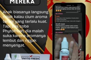 Phytofresh — aromanya pas, nyaman untuk si kecil, tenang untuk orang tua.