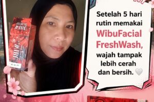 wajah tampak lebih cerah dan bersih