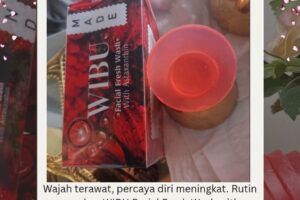 tampil lebih percaya diri pakai WIBU Facial Fresh Wash with Astaxanthin