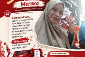 Orderan WIBU Facial Fresh Wash terus mengalir dan rezeki pun ikut bertambah.